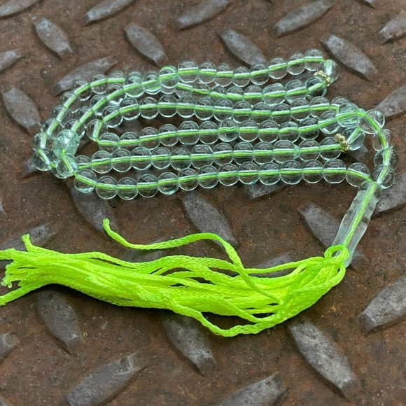 Prayer Tasbeeh Neon Green Tone Pray Beads Religious Muslim Beads - Picture 5 of 5